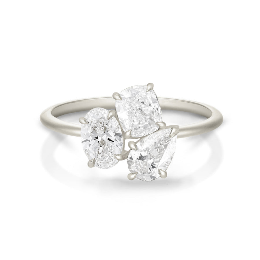 Triolet ring | diamond