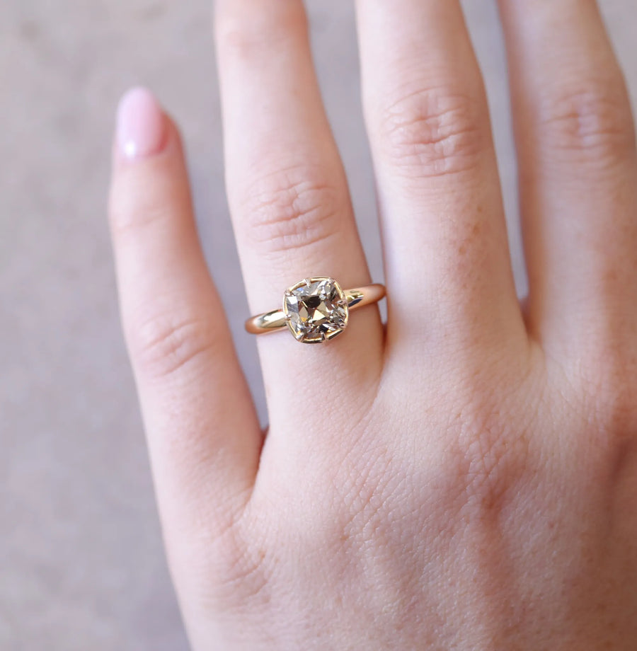 2.01ct Antique Cushion Diamond | One Of A Kind