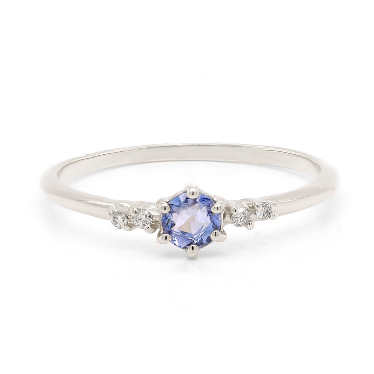 Thea | blue sapphire & diamonds