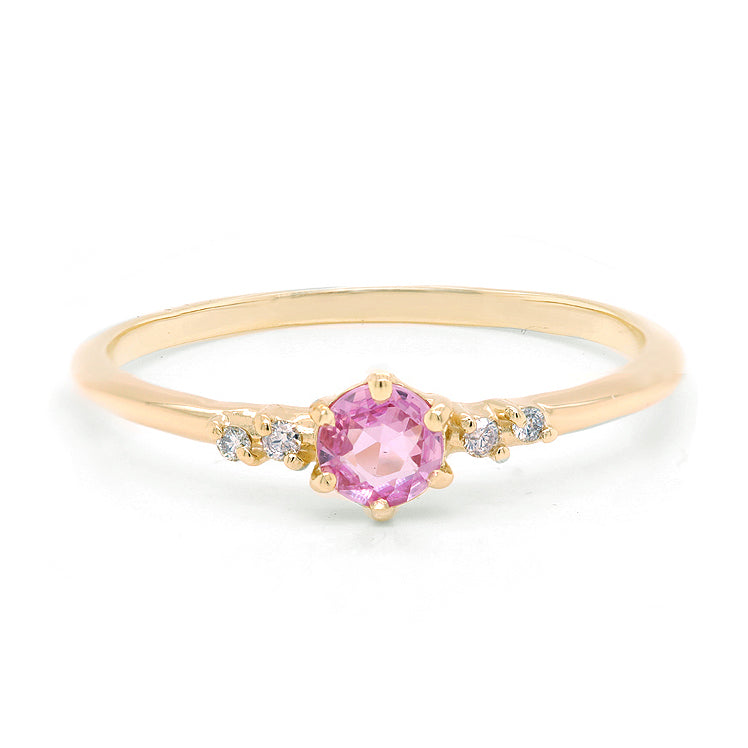 Thea II | pink sapphire & diamonds