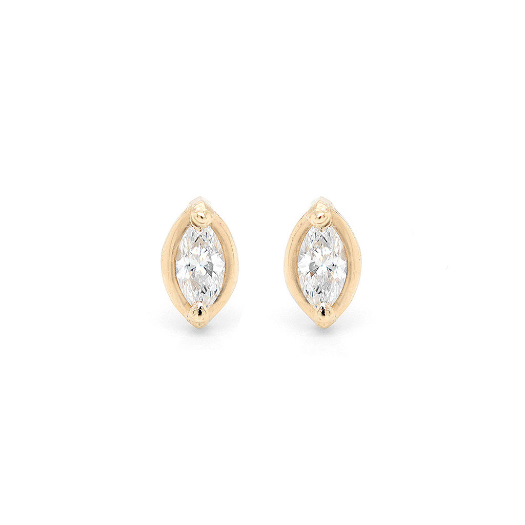 Marquise Diamond studs II