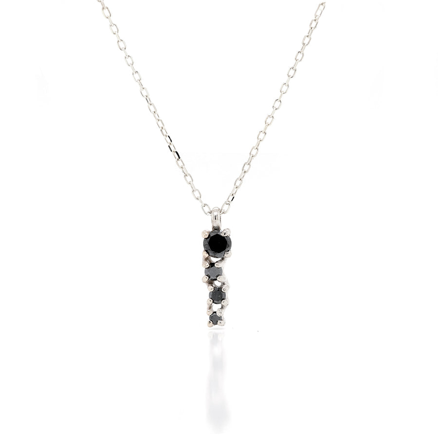 Alana Comet necklace | black diamond