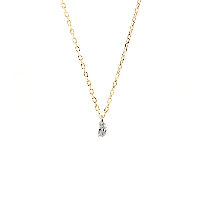 Crescent Diamond necklace
