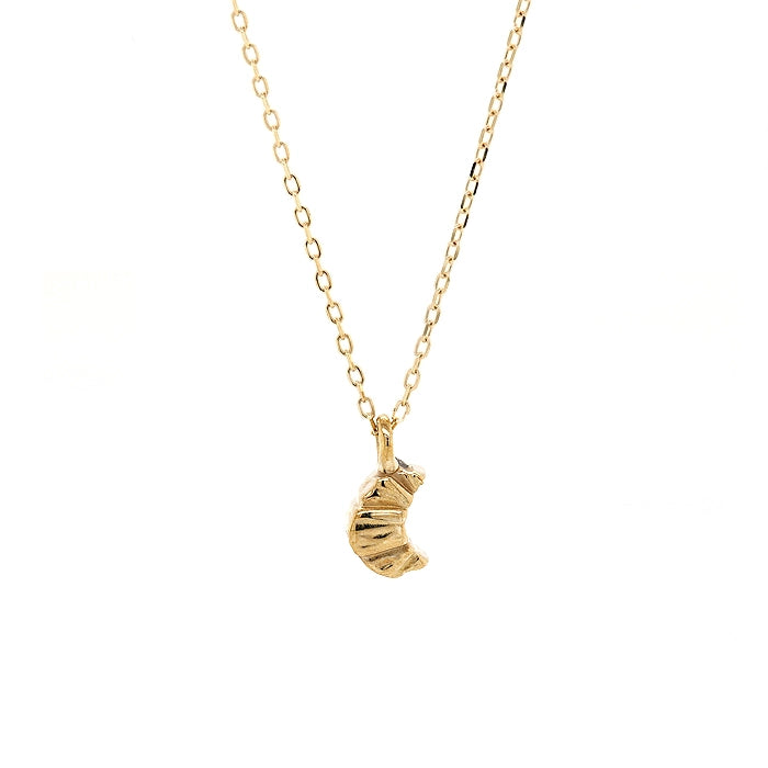 Croissant charm necklace II