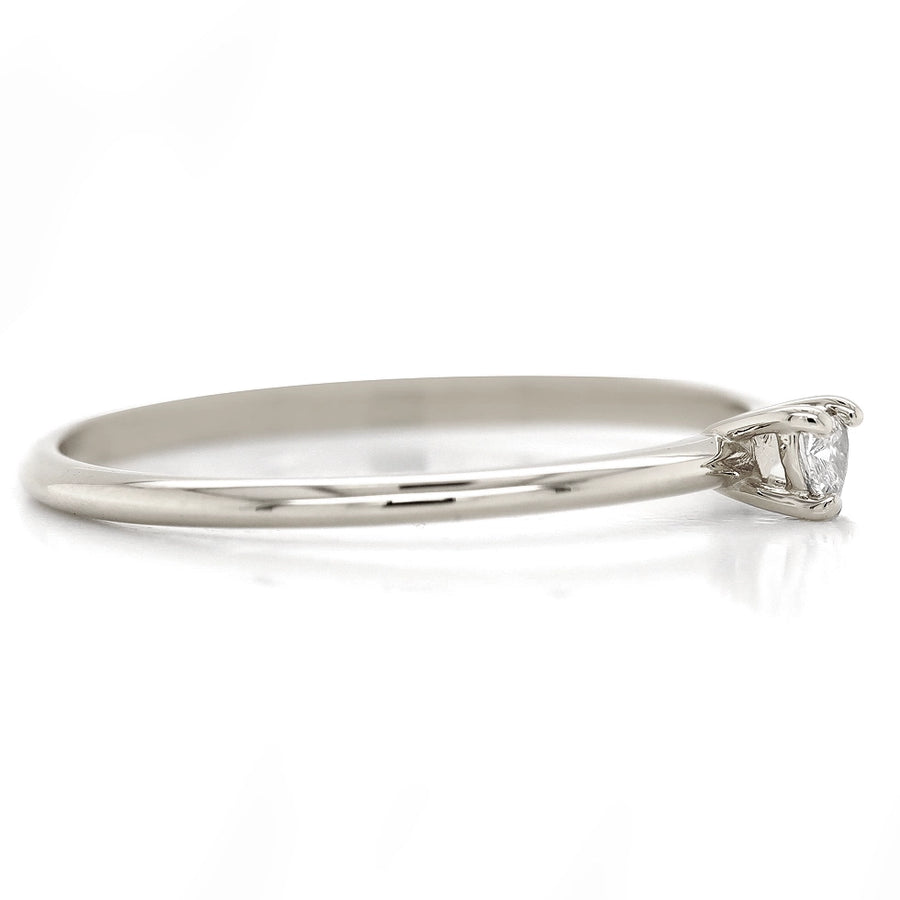 Diamond Heart Pin ring