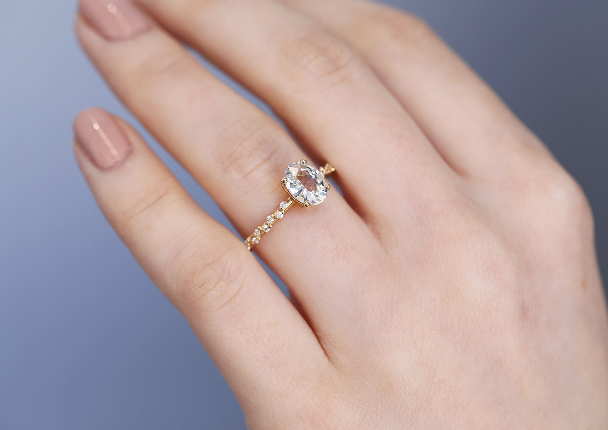 Eden | sapphire & diamonds