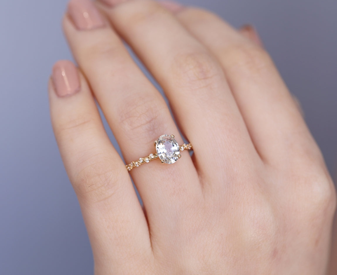 Eden | sapphire & diamonds