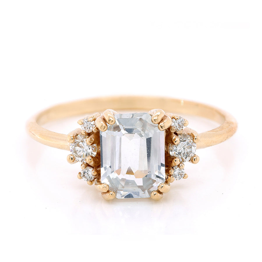 Elora II | sapphire & diamonds