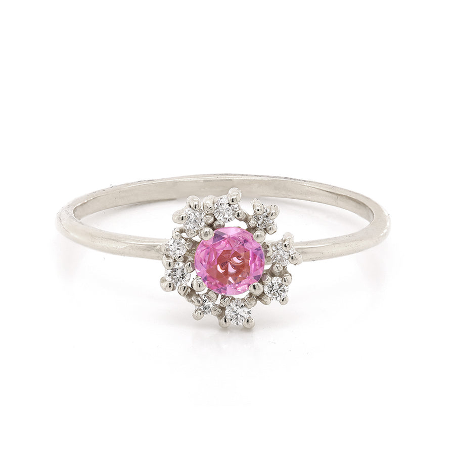Florence | pink sapphire & diamonds