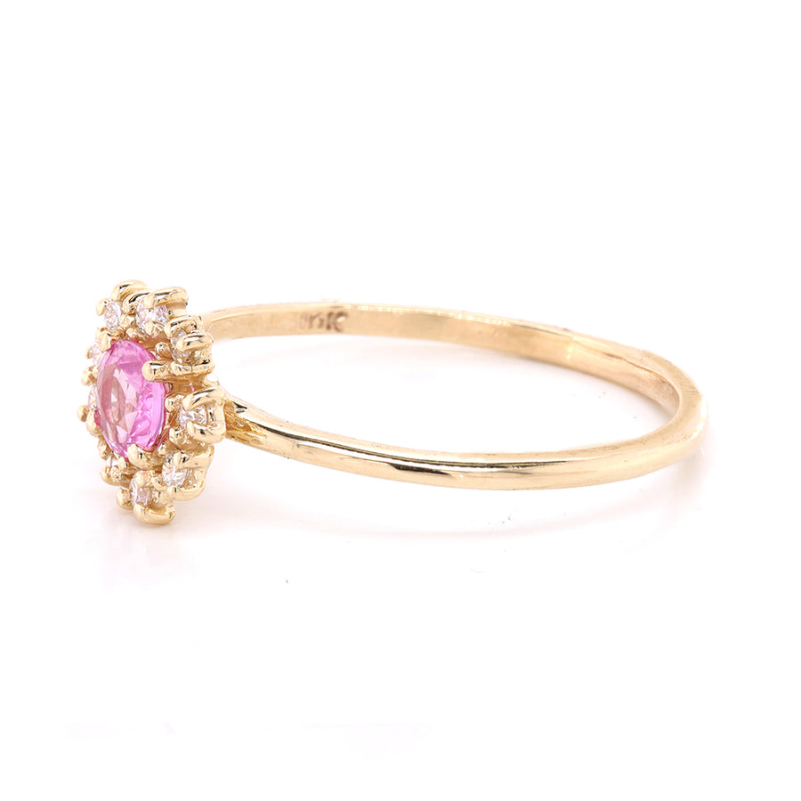 Florence II | pink sapphire & diamonds