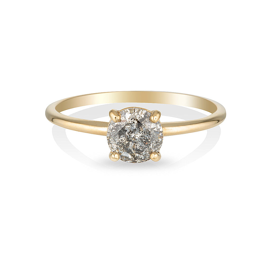 Anne Solitaire II | Salt & Pepper diamond