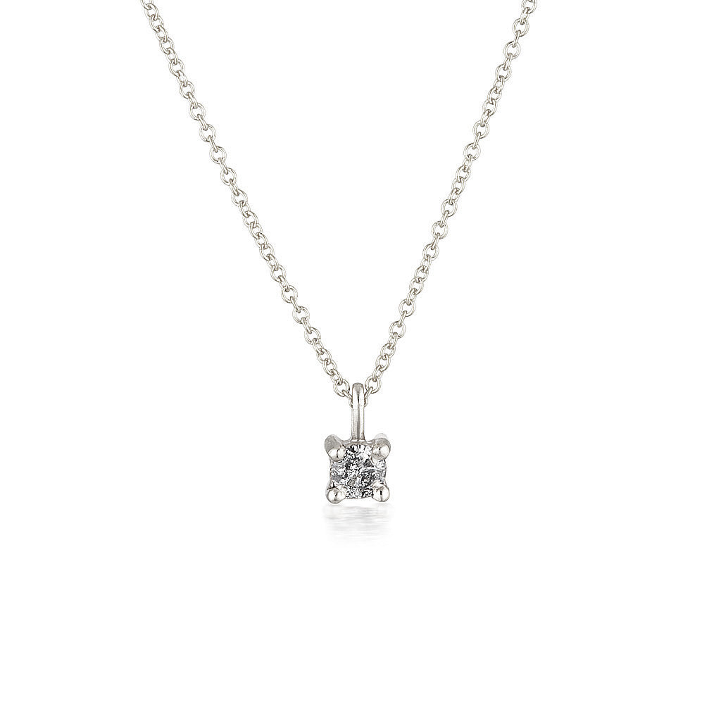 Imogen necklace | Salt & Pepper diamond