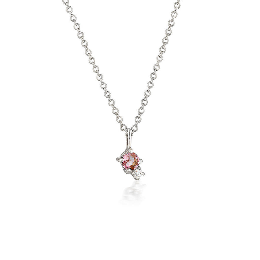 Mischa necklace | tourmaline & diamond