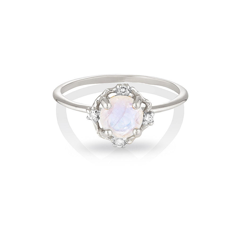 ADRIA | moonstone & diamonds