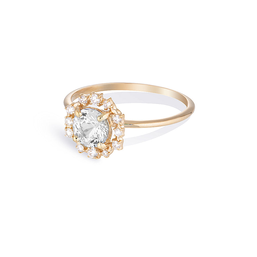Annalise II | sapphire & diamonds