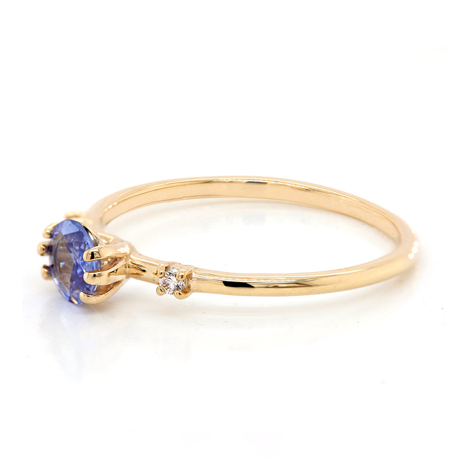 Lana II | blue sapphire & diamonds