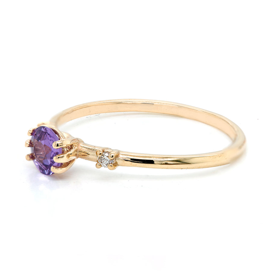 Lana II | purple sapphire & diamonds