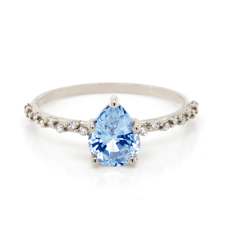 Nessa | blue sapphire & diamonds