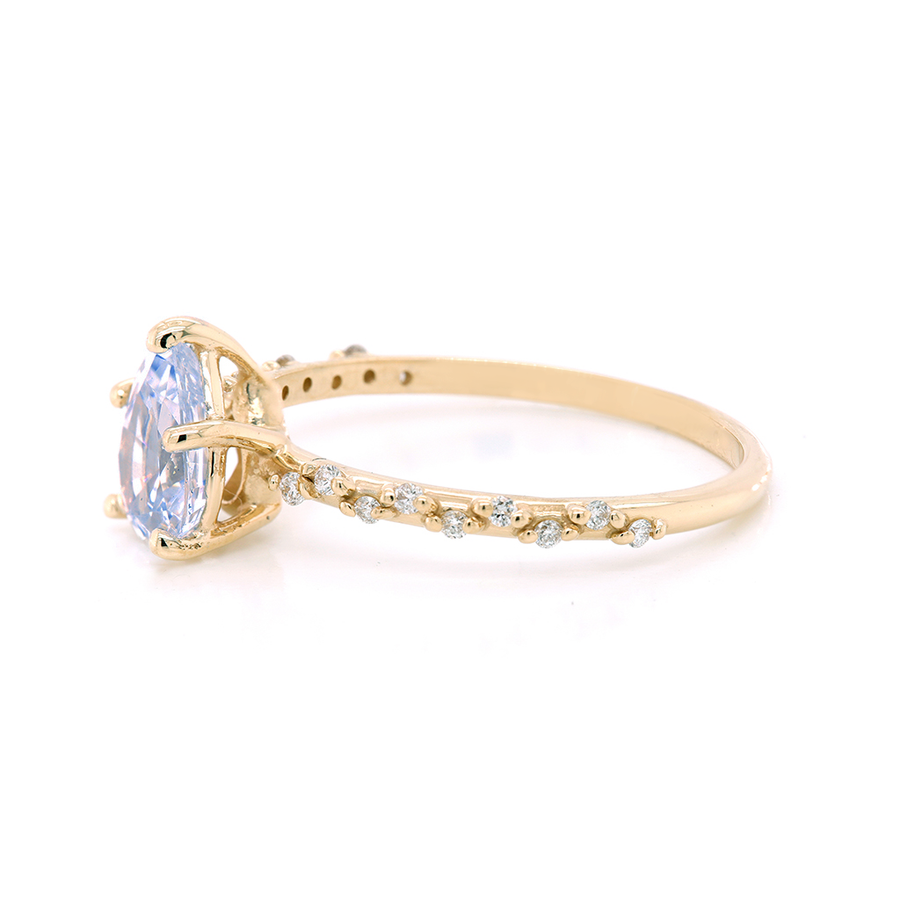 Nessa II | blue sapphire & diamonds