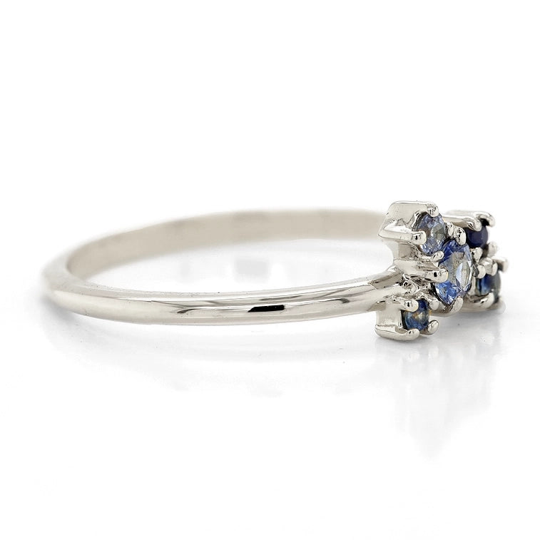 Dela Cluster ring | sapphire