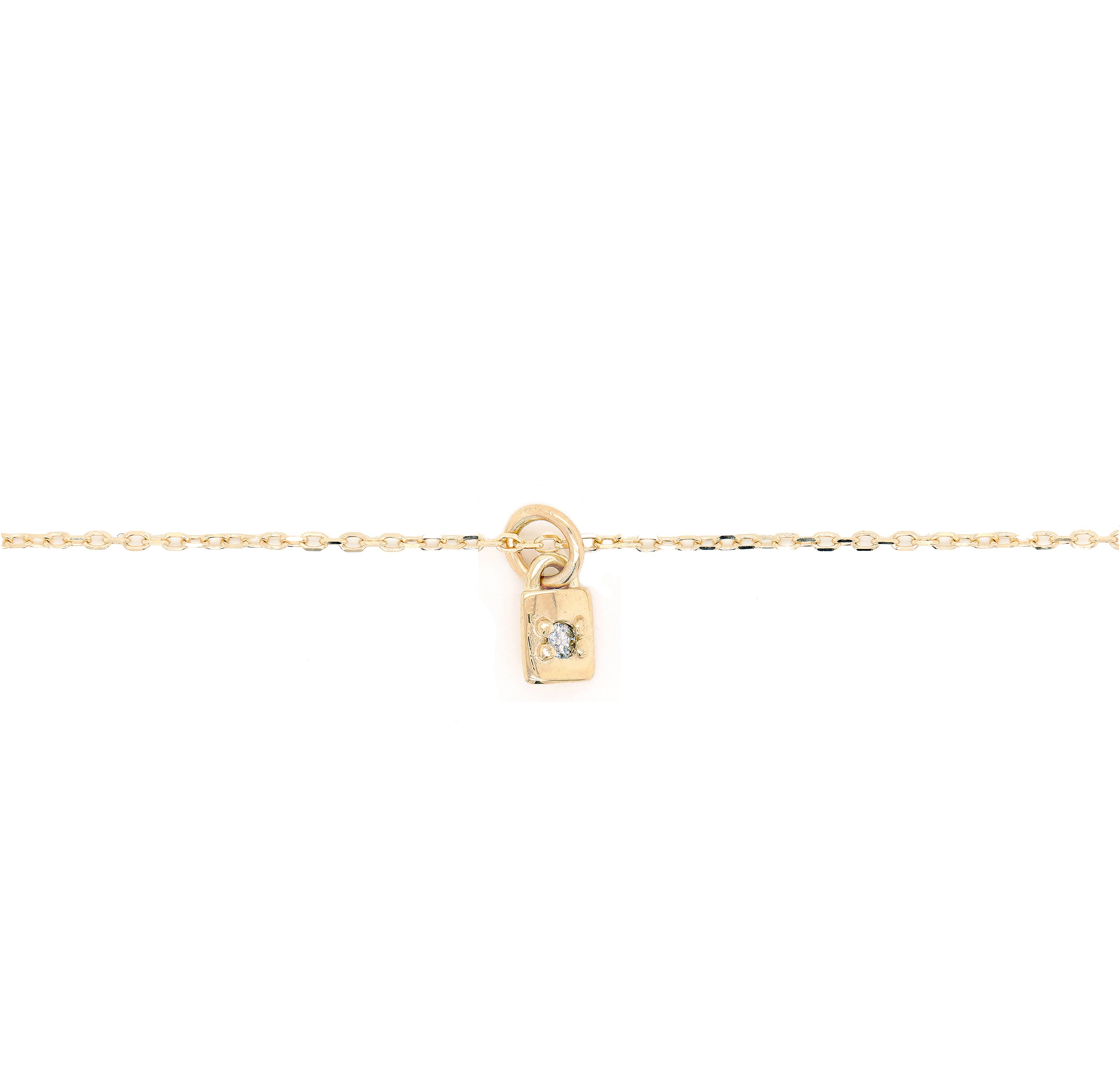 Mini Padlock Bracelet II | birthstone